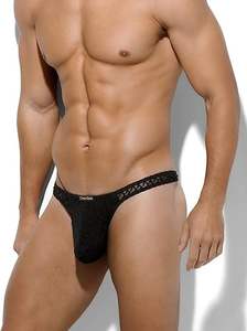 String en T pour hommes, bikini string sexy, sous-vêtements taille basse, lingerie gay cool, sous-vêtements transparents en maille pour hommes - Product Image 4