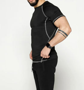 Hommes Compression Gym Shirt Running Clothes Respirant Quick Dry Athletic Workout Training Base Layer Lightweight Stretch - Product Image 2