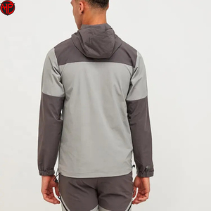 Nouveau modèle de veste coupe-vent personnalisée pour hommes survêtements en polyester coupe-vent survêtement imperméable de qualité supérieure veste à capuche en nylon - Product Image 5