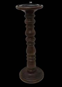 Wedding Decoration Aluminum Matt <b>Black</b> Powder Coated Unique <b>Candle</b> <b>Pillar</b> Holder Modern Style <b>Candle</b> Stand Handmade - Product Image 3