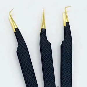 Pinzas Profesionales para Extensión de Pestañas de Acero Inoxidable con Logotipo Personalizado al por Mayor, Pinzas Duraderas con Punta de Fibra Mega Volumen, Pinzas Perfectas - Product Image 5