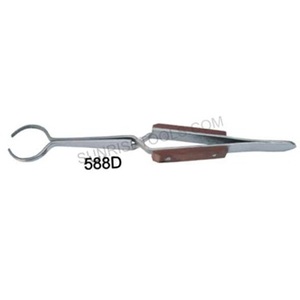 Round Fiber Tweezer <b>Face</b> Jewelry <b>Making</b> Tools - Product Image 1