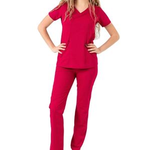 ชุดสครับทางการแพทย์คุณภาพสูงสำหรับผู้ใหญ่ 男女兼用 ขายดี ราคาถูก ผลิตจากโพลีเอสเตอร์/เรยอน ระบายอากาศได้ดี สวมใส่สบาย ยืดหยุ่น เหมาะสำหรับโรงพยาบาล - Product Image 1