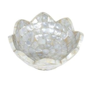 ชามเปลือกหอยมุกธรรมชาติขัดเงา เป็นมิตรกับสิ่งแวดล้อม ทนทาน ทำด้วยมือ หรูหรา ทันสมัย สำหรับตกแต่งบ้านและโต๊ะอาหาร ของขวัญ - Product Image 2