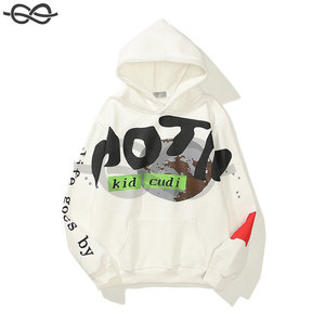 Prix usine vente en gros bouffée impression Streetwear pantalon à capuche survêtement hommes Designer Hoodies 100% coton sweat à capuche - Product Image 6
