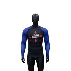 Camiseta Deportiva de Compresión para Hombre con Estampado de Sublimación Completo, Transpirable, Ecológica, de Secado Rápido y Manga Larga - Product Image 1