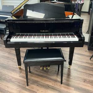 Piano de cola compacto de ébano pulido, modelo privado, piano acústico de tamaño 5.0 para escuela de música y hogar - Product Image 4