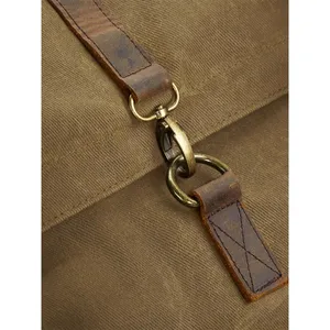 Heritage Custom Waxed <b>Canvas</b> <b>Backpack</b> for Promotional Merchandising - Product Image 6
