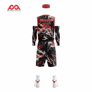 Uniformes de baloncesto personalizados, venta al por mayor, tallas grandes, uniformes de baloncesto para jóvenes y adultos unisex - Product Image 3