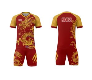 Uniformes de Fútbol Juveniles de Secado Rápido al por Mayor, Nueva Temporada, Personalizables, 100% Poliéster, para Todas las Temporadas - Product Image 1