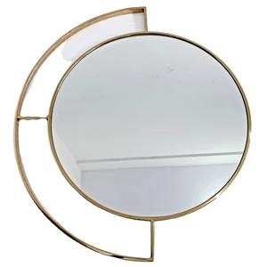 Cadre de miroir de qualité supérieure en acier inoxydable & fer or & noir & argent dans la forme et les tailles personnalisées pour la décoration intérieure. - Product Image 1