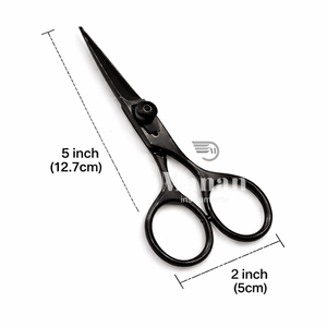 Tijeras de Peluquería Profesionales de 5 Pulgadas para Diestros con Punta Afilada de Acero Inoxidable, Herramienta de Precisión para Recortar el Cabello - Product Image 4