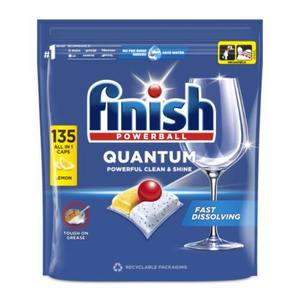 Finish Quantum All in 1 Lemon <b>Dishwasher</b> Capsules 135pcs - Product Image 2