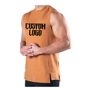 Tanque de Fitness hecho a medida de alta calidad, transpirable, ligero, que absorbe el sudor, entrenamiento, insignia, decoración, venta al por mayor, tanque de gimnasio - Product Image 5