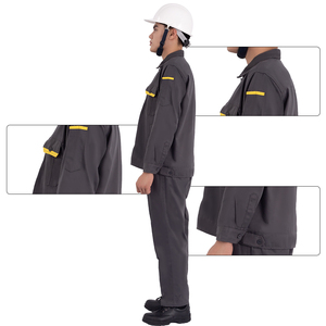 Conjunto de ropa de trabajo de soldadura de construcción personalizable transpirable de talla grande de alta visibilidad para hombres y mujeres - Product Image 3