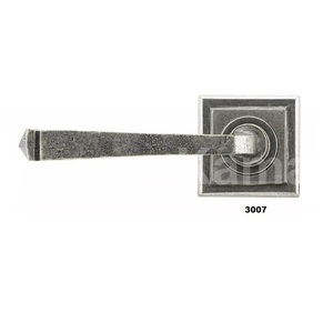 Martelé argent étain robuste poignée de porte Design classique poignée de porte pour la maison cuisine salle de bain lit chambre porte décor - Product Image 5