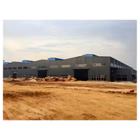 Cadre d'atelier de structure en acier de bâtiment préfabriqué en métal à faible coût pour le cintre de maison d'usine et l'application d'atelier