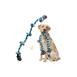 Juguete para Perros de Fibra de Coco Ecológico Más Vendido - Cuerda Masticable de Entrenamiento con Patrón Animal en Caja - Product Image 1