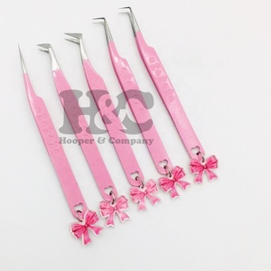 Pinzas de abalorios de venta superior, pinzas de extensión de pestañas personalizadas, pinzas sostenibles de la mejor calidad, logotipo personalizado, abalorio de pestañas de visón - Product Image 4