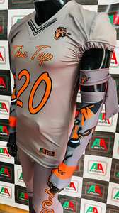 Camiseta de fútbol americano personalizable para padres Fans Tallas grandes Tejido transpirable Corto Bordado de fábrica Soportes Tackle - Product Image 5