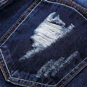 Jeans en denim pour homme de qualité supérieure 100% coton, coupe slim, vente en gros, respirant, streetwear, pantalon en denim - Product Image 5