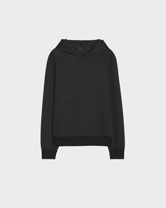 เสื้อฮู้ดสีดำสำหรับผู้ชายผ้าคอตตอนเนื้อนุ่มผสมโพลีเอสเตอร์สวมใส่สบายปรับสายรัดข้อมือได้สำหรับฤดูหนาว - Product Image 5