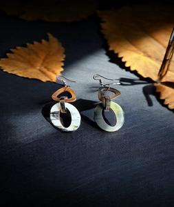 Precio barato Pendientes de cuerno de búfalo para mujer y moda India cuerno de búfalo joyería disfraz joyería hecha a mano - Product Image 5