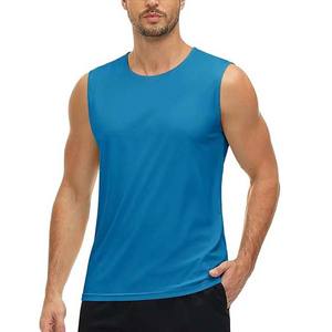 <b>Men</b> Undershirts Wholesale Price High Quality Sleeveless Custom <b>Men's</b> <b>Singlets</b> Cotton Breathable Gym Vest Training Tank Tops - Product Image 1