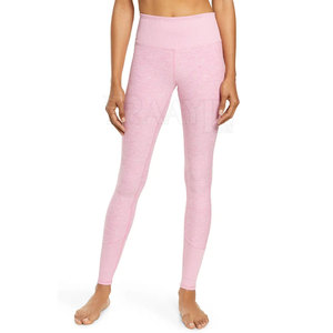 Mejor precio estilo deportivo mallas de mujer transpirable 100% algodón de alta calidad de talla grande cintura media Logo posición - Product Image 2