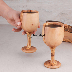 Verres durables en verre en bois de qualité supérieure pour les acheteurs et les cadeaux respectueux de l'environnement par Tradebyd - Product Image 1