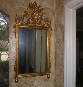 Espejo de Cristal de Murano Veneciano Hecho a Mano, Elegante y Hermoso - Product Image 1