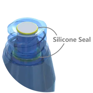 ผลิตภัณฑ์พลาสติกทางการแพทย์ที่มีการจัดการการเชื่อมต่อ Luer - Product Image 3