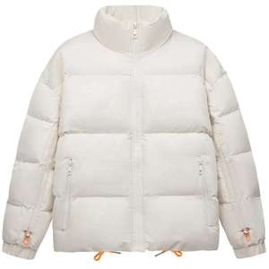 Chaqueta de Invierno Ligera para Hombre de Alta Calidad, Impermeable, con Capucha y Cierre de Cremallera, Estampado de Logotipo, para Uso en Exteriores, con Bolsillos Decorativos - Product Image 3