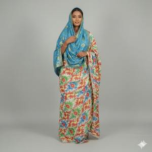 Vestido de Novia Somalí Tradicional de Alta Calidad, Última Moda, con Diseño de Jacquard y Patrón Lunar para Niñas - Product Image 4