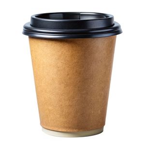 Taza de café de papel desechable con revestimiento a base de agua de papel personalizado para impresión de bebidas frías y calientes - Product Image 1