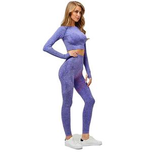 Conjunto de Yoga Deportivo de Alta Calidad para Mujer, Nuevo Estilo con Logotipo en la Cintura, para Gimnasio y Fitness, el Mejor Conjunto de Yoga Estampado para Mujer - Product Image 1