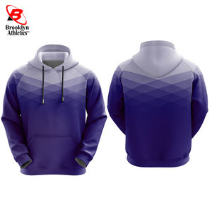 Venta al por mayor de sudaderas de lana de invierno Puff impresión para hombre Sudadera con capucha logotipo personalizado estilo callejero ropa deportiva - Product Image 1