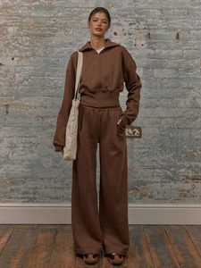 ชุดวอร์มเล่นกีฬาสำหรับผู้ชายผู้หญิงชุดวอร์มสองชิ้นแบบมีฮู้ดออกแบบโลโก้ได้ตามต้องการ - Product Image 5