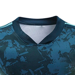 Vente directe d'usine, uniforme de football, tissu respirant 100% polyester, design personnalisable, couleurs, taille adulte unisexe, col court - Product Image 6
