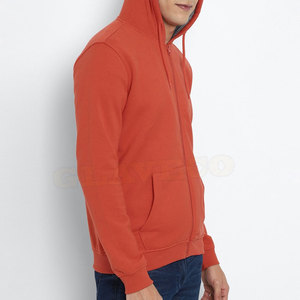 OEM hombres ligeros de color sólido con capucha ropa de invierno diseño único liso teñido sudaderas al por mayor - Product Image 2