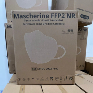 หน้ากากอนามัยแบบใช้แล้วทิ้ง FFP2 แบบมีวาล์ว 5 ชั้น ผลิตจากผ้าไม่ถักทอ ป้องกันฝุ่นละออง ปรับคลิปหนีบจมูกได้ ได้รับการรับรองมาตรฐาน CE ประเภท III PPE - Product Image 5
