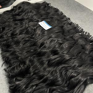 Flash venta máquina ondulada natural trama de pelo crudo vietnamita extensiones de cabello humano SDD listo para enviar al por mayor - Product Image 6