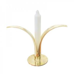 Bougeoir en métal au Design moderne avec métal en Aluminium et bougeoir de finition peint à la main - Product Image 5