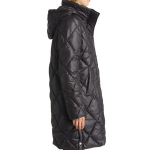 แจ็กเก็ตปลาปักเป้าแขนยาวทรงปกติสำหรับผู้หญิงแจ็กเก็ตขนเป็ดสีพื้นแบบลำลองสำหรับฤดูหนาวตามสั่ง - Product Image 3