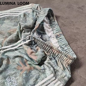 กางเกงวอร์มทรงหลวมสำหรับผู้ชายกางเกงผ้าเฟรนช์เทอร์รี่ขากว้างเอวสูงออกแบบได้ตามที่ต้องการ - Product Image 2