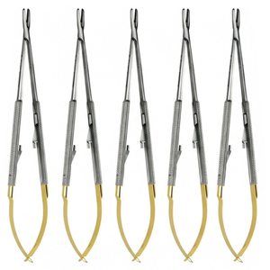 Instruments Bone Bridge, porte-aiguille droit manuel en acier inoxydable 18 cm, ensemble d'instruments de micro-chirurgie de précision pour la suture - Product Image 2