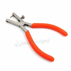 Pince à poinçonner pour bijoutiers, 160 mm, 6,25 pouces, outils de fabrication de bijoux, pince à poinçonner, poinçon en acier pour tôle - Product Image 4