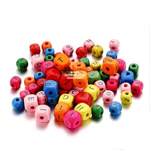 ลูกปัดไม้ธรรมชาติขนาด 16 มม. รูปทรงตามสั่ง และลูกปัดไม้สี รูปทรงและขนาดต่างๆ ผลิตด้วยมือ งานฝีมืออินเดีย - Product Image 6