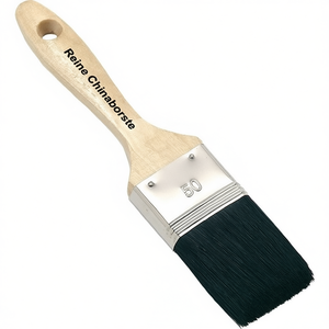 Pinceau à huile pour peintre, poils mélangés noirs, taille 50 mm (2 po) – Catégorie de produit - Product Image 3