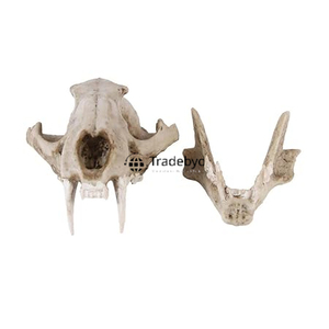 Figura esculpida de animales de resina Premium Tradebyd, pieza de arte decorativa hecha a mano única para decoración moderna del hogar - Product Image 5